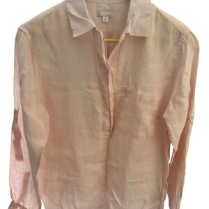 Light Pink Button-Up Shirt Gap